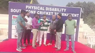 ICC Level 2 Coach Sajjad Visits Disabled Cricket T20 SouthZone tournament at NFC Ground