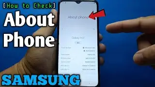 Как проверить информацию о телефоне на Samsung Galaxy A02