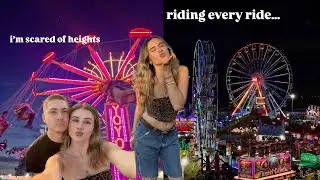 riding every ride at the fair challenge (im scared)