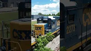 Will These Engines see Life?? CSX Heavy Rebuild Shop. #train #shorts