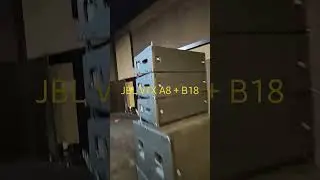 JBL VTX A8 시연