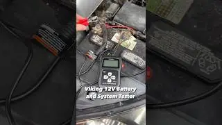 Viking 12V Digital Battery and System Tester | Harbor Freight #shorts