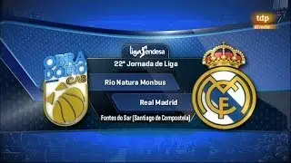 L.ACB 13-14 J22 R&iacute;oNatura-Monbus OBRADOIRO Vs. Real Madrid Baloncesto