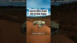 The Secret Alien Crash Site in New Vegas #fallout #falloutnewvegas #aliens