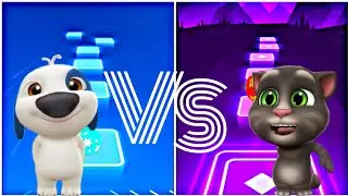 Talking Hank Faded VS  Talking Tom Sayang Sayang Tiles Hop EDM Rush