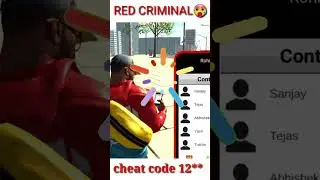 red criminal cheat code#short#divyanshugv66