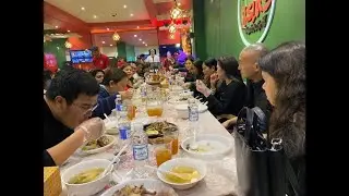 happy christmas 2022 at islas resto and grill riyadh with co-workers