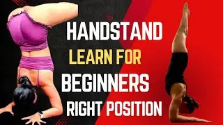 How to Learn #Handstand Flow Yoga | improve🔥 Balance, Strength & practice for beginners #yoga💪
