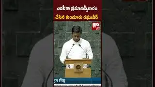 Jana Reddy Son Raghuveer Reddy Taking Oath As MP | Lok Sabha 2024 | BIG TV Hyderabad #shorts