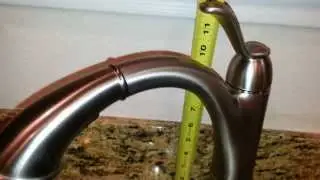 Moen Walden Kitchen faucet- height and clearance