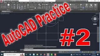 AutoCAD Practice Drawing - Double Bed