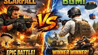 ScarFall x BGMI Gameplay | Real Battle Experience | Full Gameplay