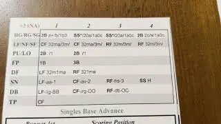 Box Seat Baseball tutorial 07 (limited flip cards - outs)