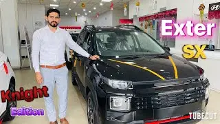 All new Hyundai Exter SX Knight edition 2025 model review |@Autolane10 | new on road price after GST