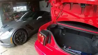 Mustang Cobra trunk lift support installation/replacement