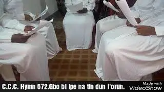 Celestial de quintet. C.C.C. Hymn 672 Gbo bi ipe na ntin dun lo'run