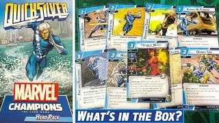 QUICKSILVER Hero Pack Unboxing and Card Overview for MARVEL CHAMPIONS the Card Game