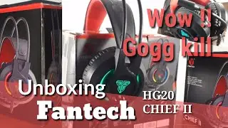 Unboxing Fantech Hg20 Chief II Rgb Gaming Headset