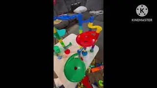 Crazy 2 story, marble run race