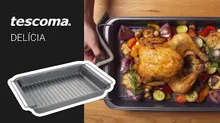 Baking sheet with rack DEL&Iacute;CIA 40 &times; 28 cm