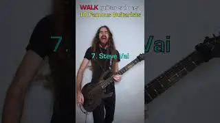 WALK Solo as 10 Famous Guitarists #pantera