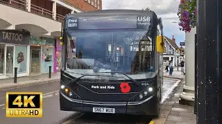 Voith - Arriva Kent Thameside 4124 ADL Enviro200 MMC working the 100 (Park and Ride)