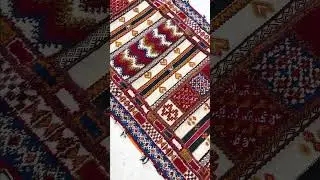 Berber Rug Handwoven in Morocco with Abstract Design