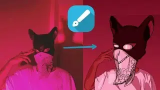 Cartoon edit of Machine Gun Thali ( Meme Machine ) | Professional Vector Art | Anime kid Art