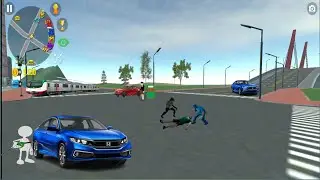 3D car driving class simulator#1- gas stan car   funny driving- Android gameplay