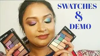 New WetnWild color icon eyeshadow palettes|| Demo & Swatches|| 2 Eyelooks | #TheBeautyCompany