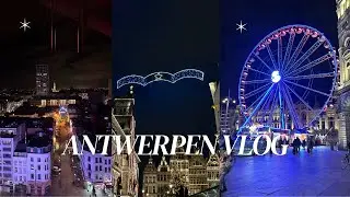 Antwerpen Vlog II Christmas Market🎄, Shopping🛍,Eating 🍽& try  Ferris Wheel.