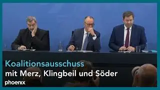 Pressekonferenz: Koalition von Union und SPD zum Koalitionsausschuss | 28.11.2025