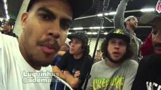 Bastidores do Mountain Dew Marco Zero com Diego Cueca e Rafael Oroco