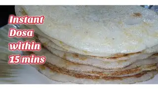 Instant Breakfast Recipe / Easy & Quick Breakfast Recipe / Sponge Dosa Recipe / No Fermentation Dosa