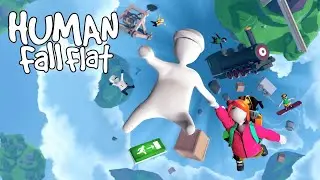 Забавные моменты с друзьями в Human Fall Flat