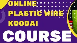 😀class 1 free online  live class / plastic wire koodai tutorial for beginners