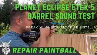 Planet Eclipse Etek 5 Shooting Video - MacDev Shift3, Stock, Inception Designs Stella & Freak XL