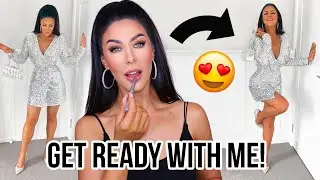 GET READY WITH ME!! MAKEUP, HAIR & OUTFIT FOR A PARTY!