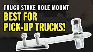 Pickup Truck Stake Hole CB Antenna Mount