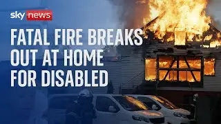 Eleven missing after fire at holiday home for disabled people