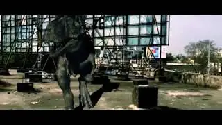 Dinosaur Attack In Nagpur Chroma  ( GreenScreen Compositing  -  Nuke , Premiere Pro , Ae )