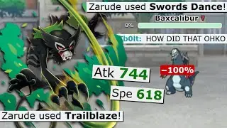 TERA WATER TRAILBLAZE ZARUDE IS AMAZING! POKEMON SCARLET AND VIOLET
