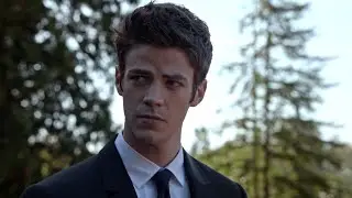 Barry Allen Visits Oliver Queen At Laurel's Grave || Arrow 4x19 Blu-ray 1080p
