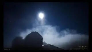 Strange  Flashing Moon in Hawaii
