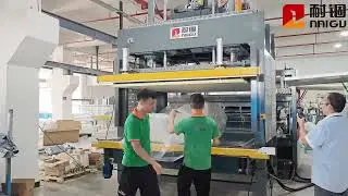 NG-41RL Automatic foam sofa compress and roll packing machine