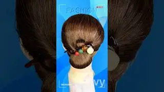 Simple and beautiful updo hairstyle #updo #easyupdo #hairstyle