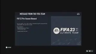 Fifa 23- Pre Season Rewards!!