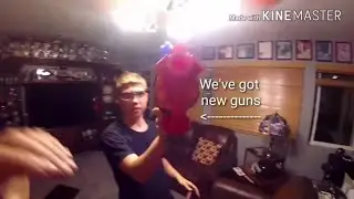 Nerf Battle with Zach and Steven