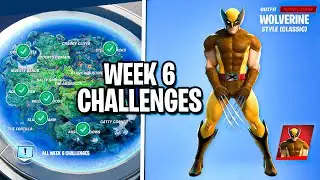 How to Unlock Wolverine Classic Edit Style! (Week 6 Challenges Guide) Fortnite Chapter 2 Season 4