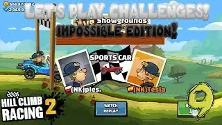 Let's Play Challenges #9 Impossible Edition #2! | Hill Climb Racing 2